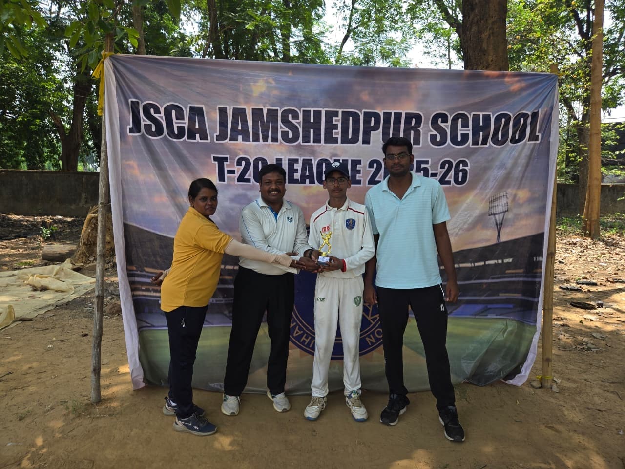 Jsca school league : भारत सेवाश्रम के खिलाफ शिक्षा निकेतन की टीम जीती