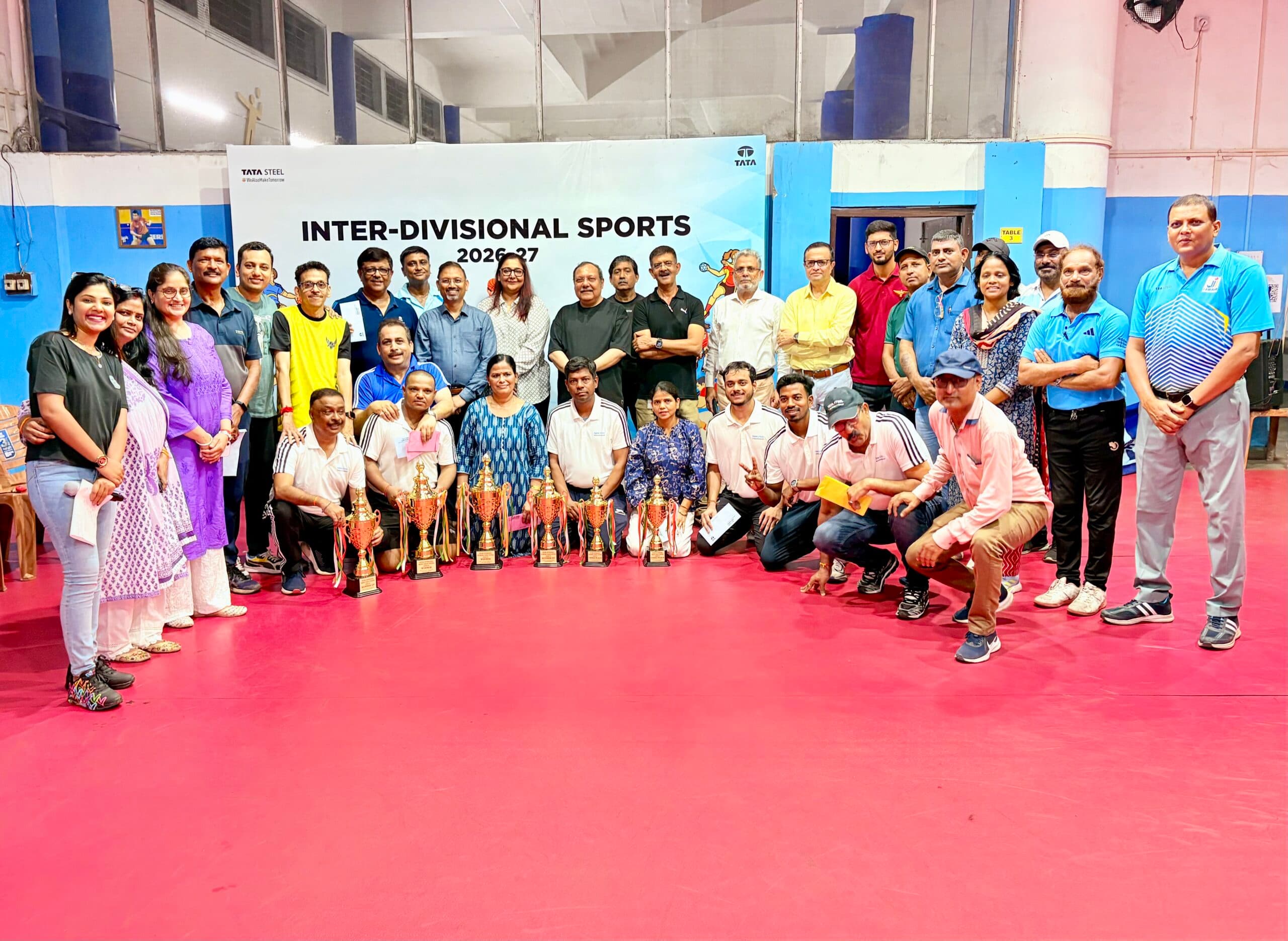 tata steel table tennis : जेनरल ऑफिस ‘ए’ बना चैंपियन, वेस्ट बोकारो ‘बी’ उपविजेता