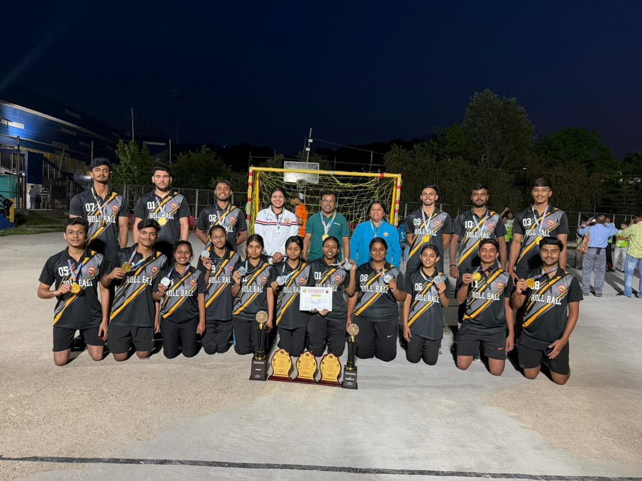 Jharkhand rollball : झारखंड पुरुष रोलबॉल टीम बनी चैंपियन