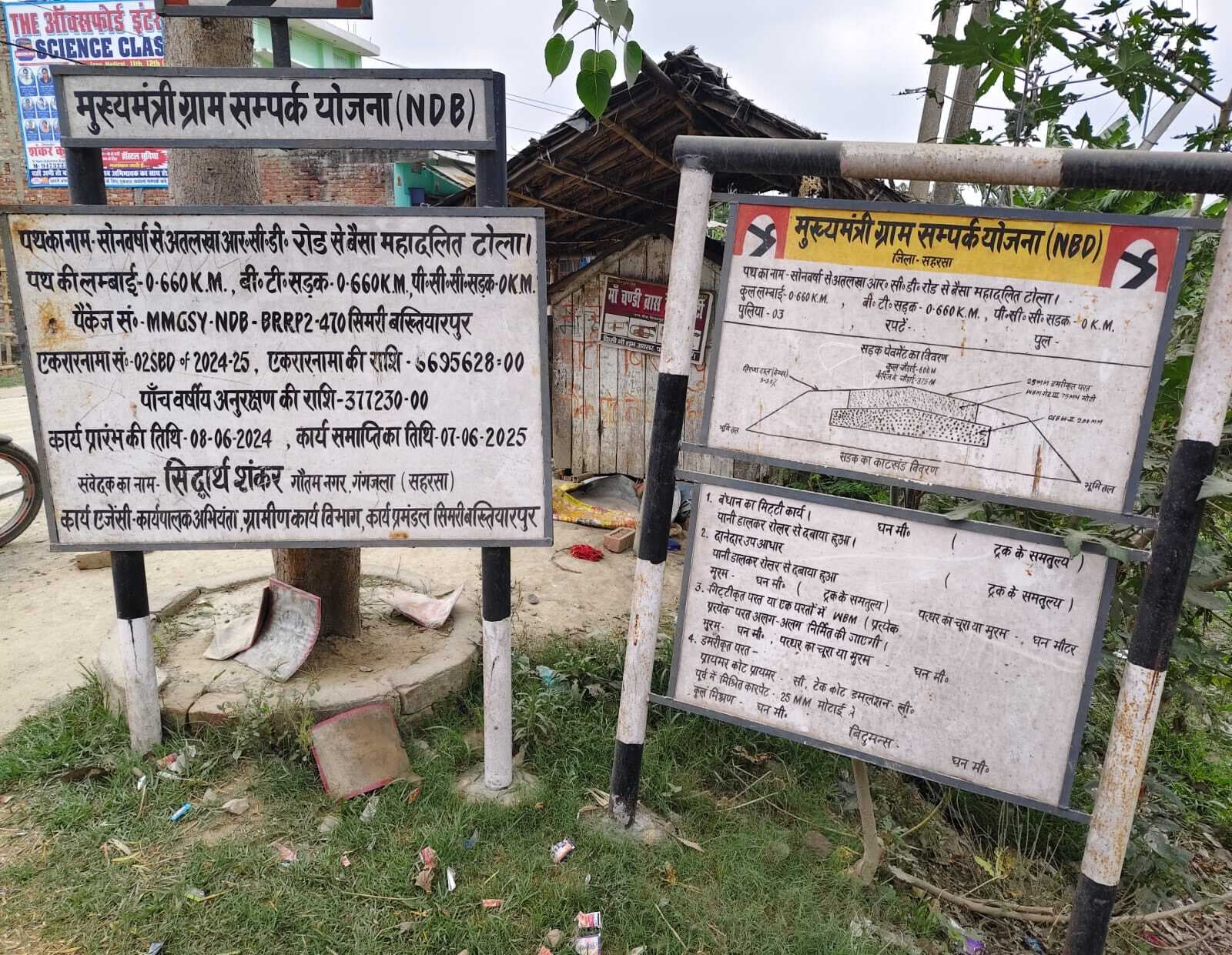 Saharsa आजादी के बाद पहली बार महादलित टोला में सड़क निर्माण कार्य शुरू, ग्रामीण प्रसन्नचित्त