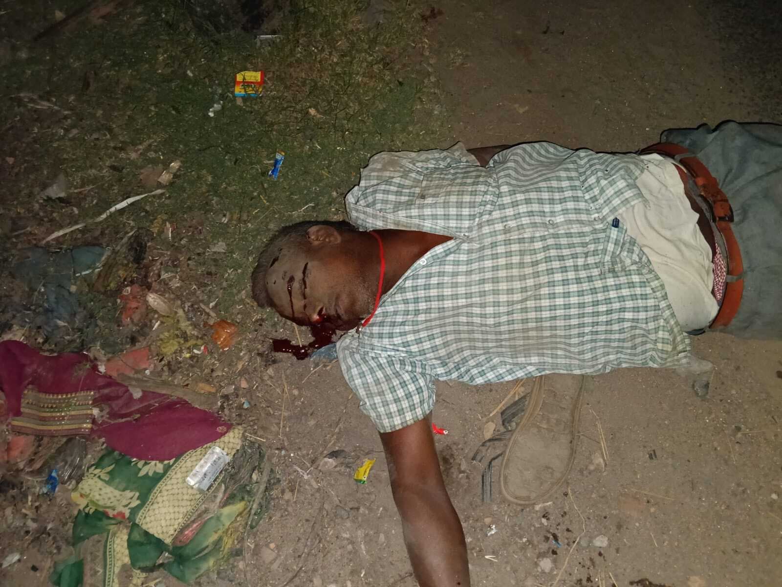 वाहन के ठोकर से अधेड़ की मौत