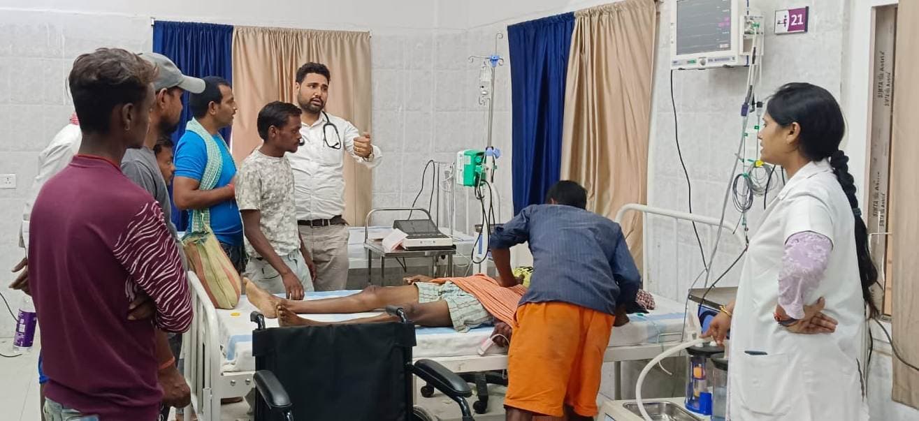 बदहाल स्वास्थ्य व्यवस्था : समय पर नहीं मिली एंबुलेंस, वृद्ध की मौत