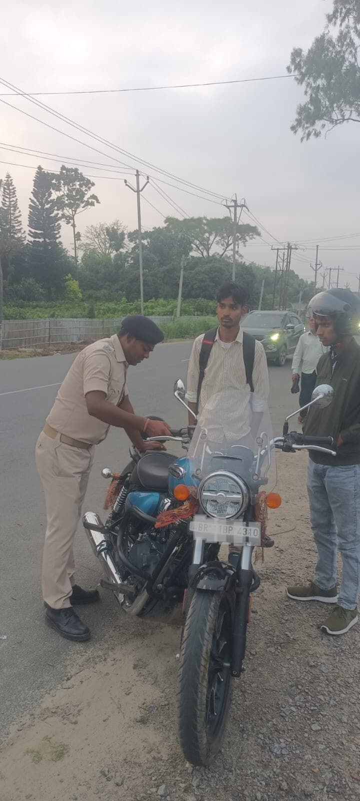 PURNIA वाहन चेकिंग में अबतक वसूला 7. 71 लाख जुर्माना