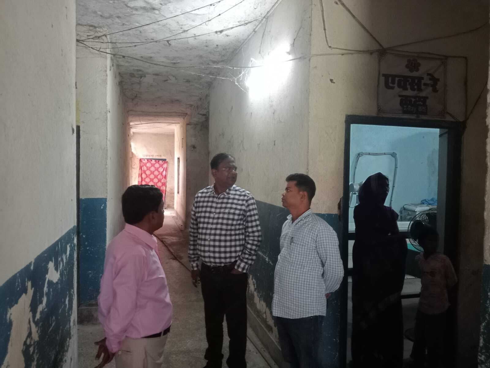 सीएचसी छातापुर का बीडीओ ने लिया जायजा