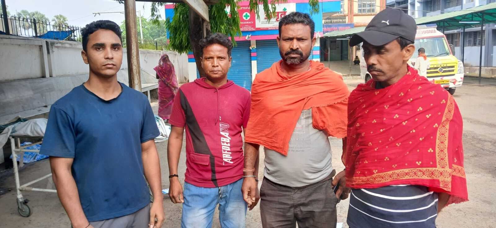 BHAGALPUR कंटेनर की चपेट में आकर महिला की मौत, भतीजा घायल