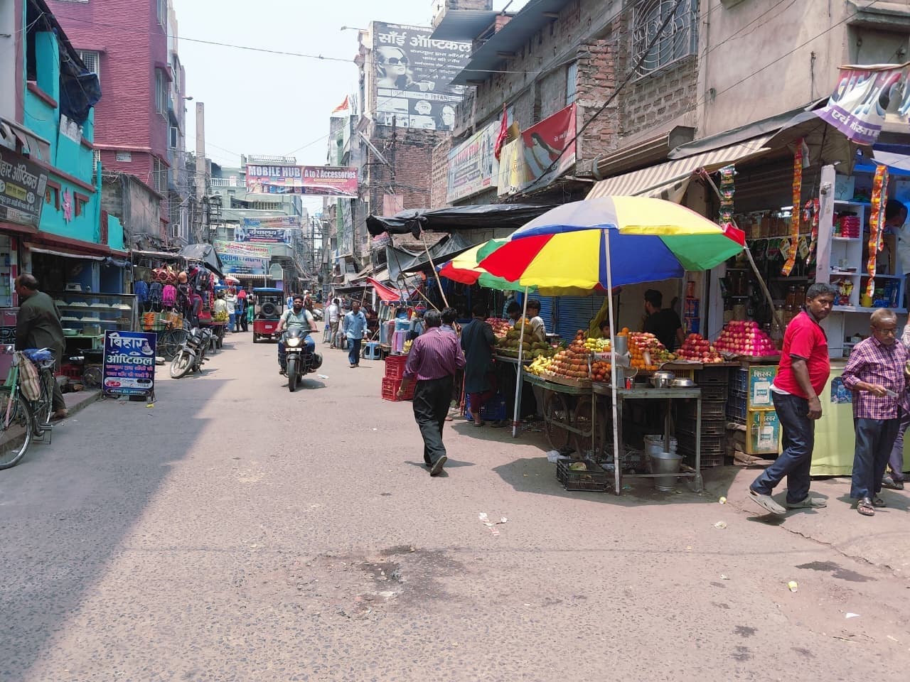 MUNGER जमालपुर की सड़कों पर फिर अतिक्रमणकारियों ने किया कब्जा