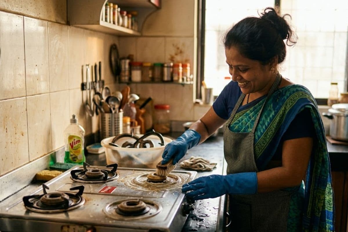 मिनटों में चमकाएं गैस बर्नर, लौ बनेगी एकदम नीली और तेज