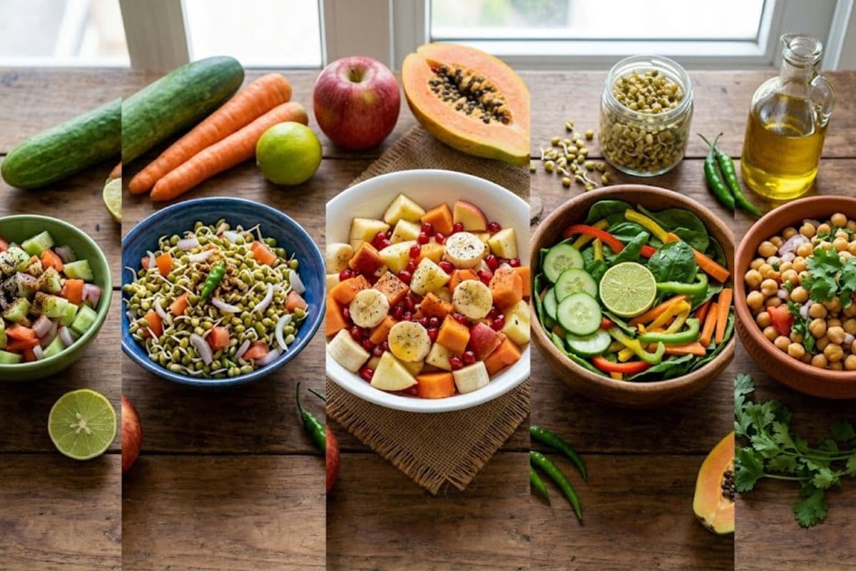 बिना उबला खाना खाएं करना है वजन कम, तो ट्राई करें ये 5 हेल्दी सलाद 