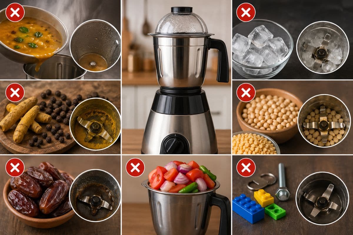 भूल कर भी मिक्सर में डालें ये चीजें, वरना हो सकता है भारी नुकसान 