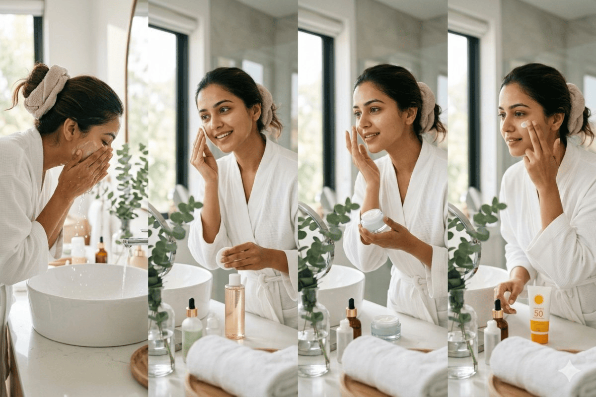 मॉर्निंग स्किनकेयर रूटीन में कहीं आप भी तो नहीं भूल रहे ये 4 चीजें? ग्लोइंग चेहरा पाना है तो जान लें