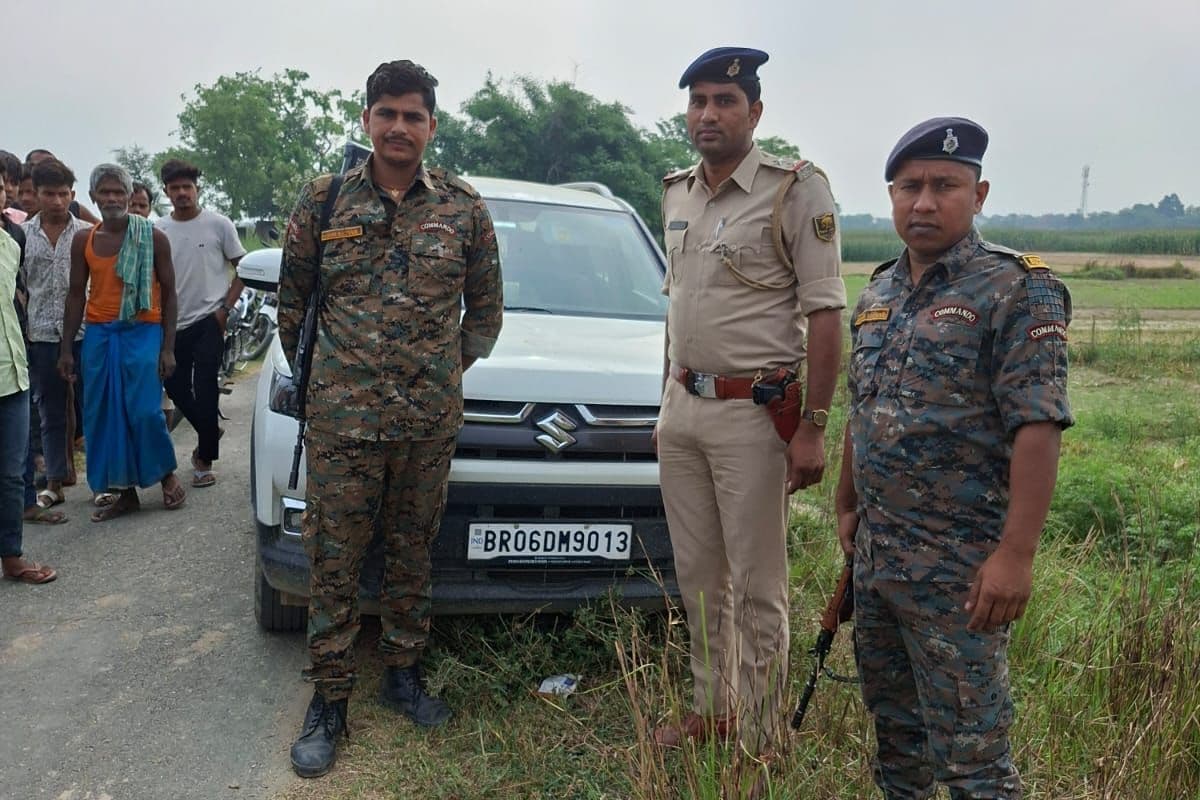 मुजफ्फरपुर लूट कांड का खुलासा: 12 घंटे में बरामद हुई कारोबारी की कार, फरार बदमाशों की तलाश में जुटी पुलिस