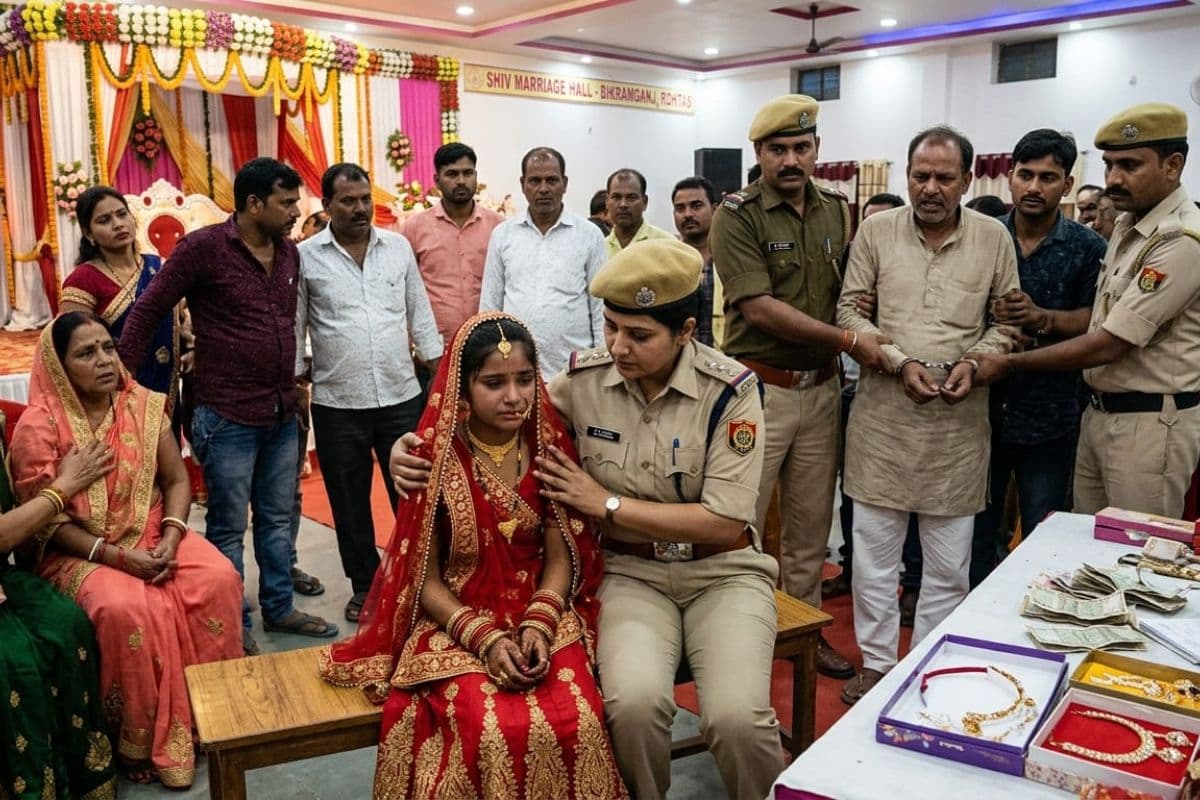 बिहार में शादी के नाम पर लड़की का सौदा, डेढ़ लाख में बिकने वाली थी दुल्हन, दूल्हा समेत 7 गिरफ्तार
