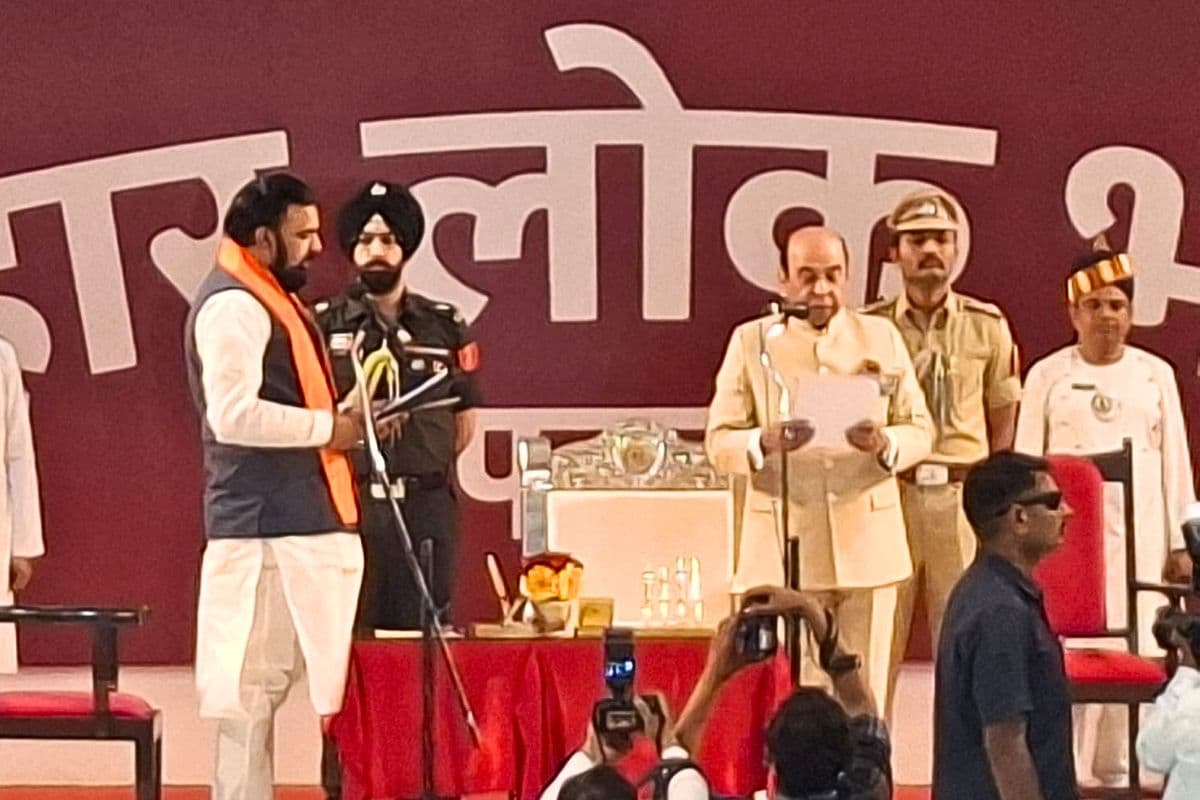 सम्राट चौधरी बने बिहार के 24वें मुख्यमंत्री, विजय-बीजेंद्र को भी राज्यपाल ने दिलाई डिप्टी सीएम की शपथ