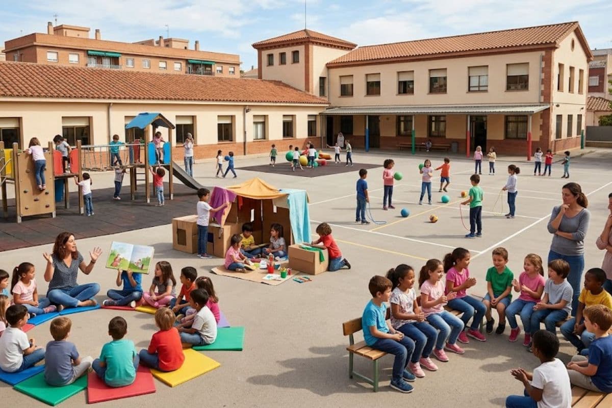 बार्सिलोना स्कूलों में खेल अवकाश को लेकर नई बहस: क्या बढ़ाना चाहिए ब्रेक का समय? 