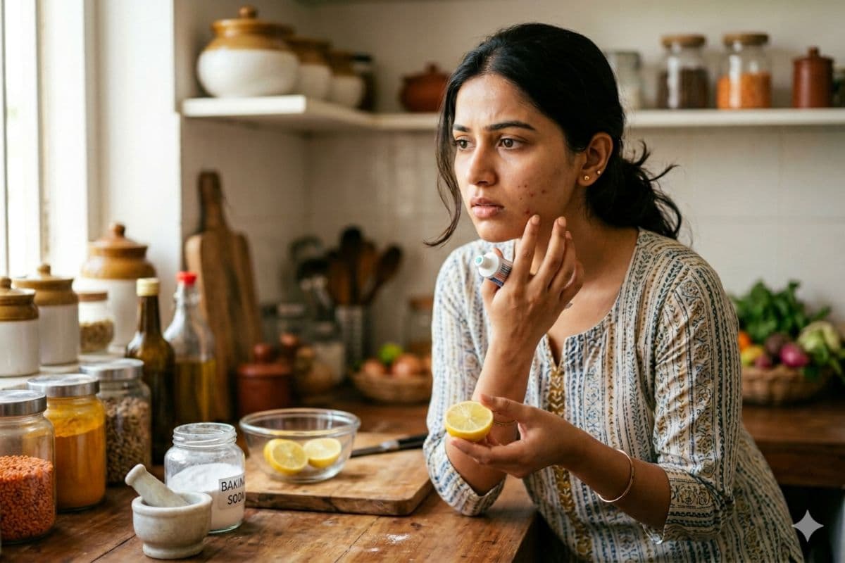 कहीं आप भी तो किचन में मौजूद इन चीजों का इस्तेमाल चेहरे पर नहीं कर रहे हैं? फायदे की जगह हो सकता है नुकसान