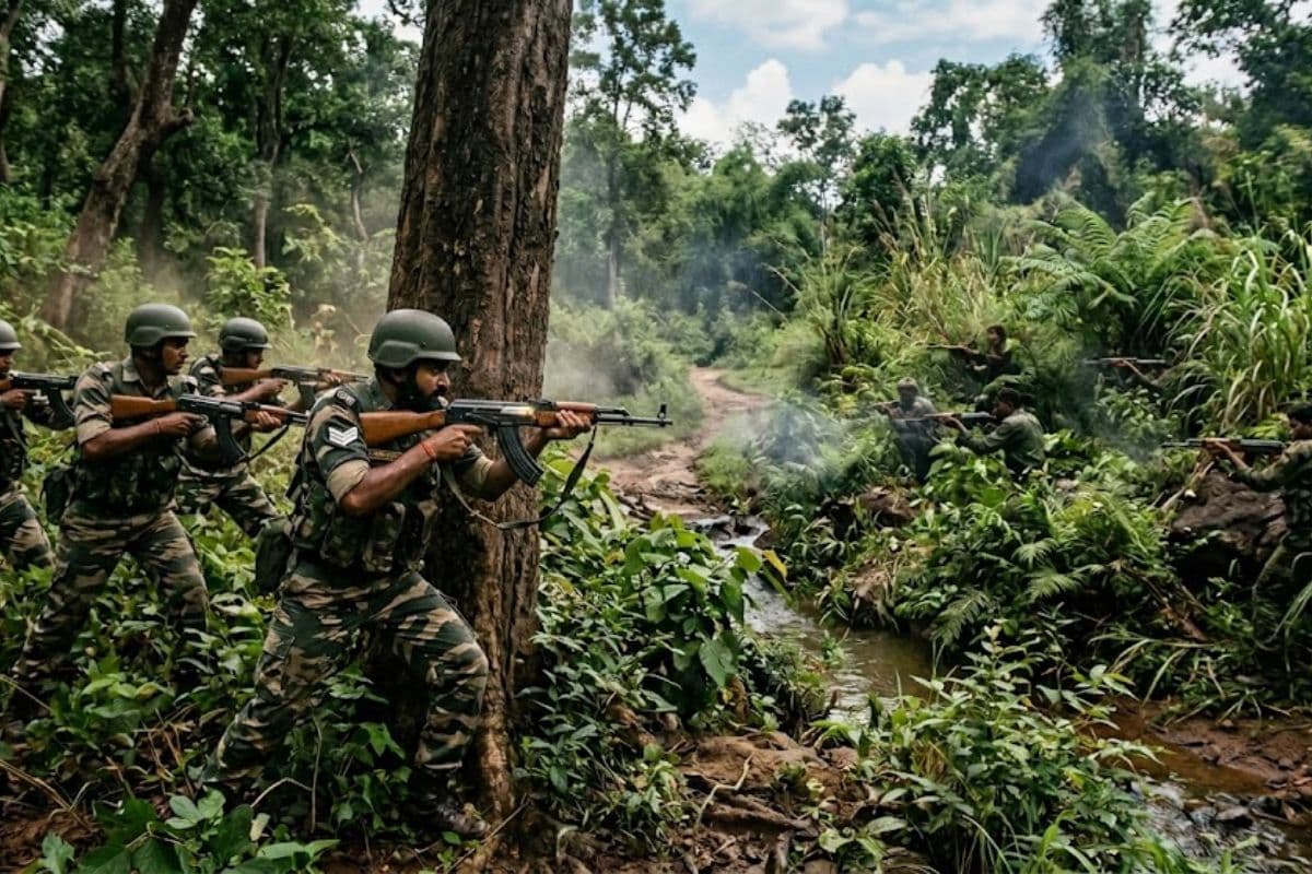 छोटानागरा जंगल में सर्च अभियान के दौरान आईईडी ब्लास्ट, कोबरा हवलदार घायल