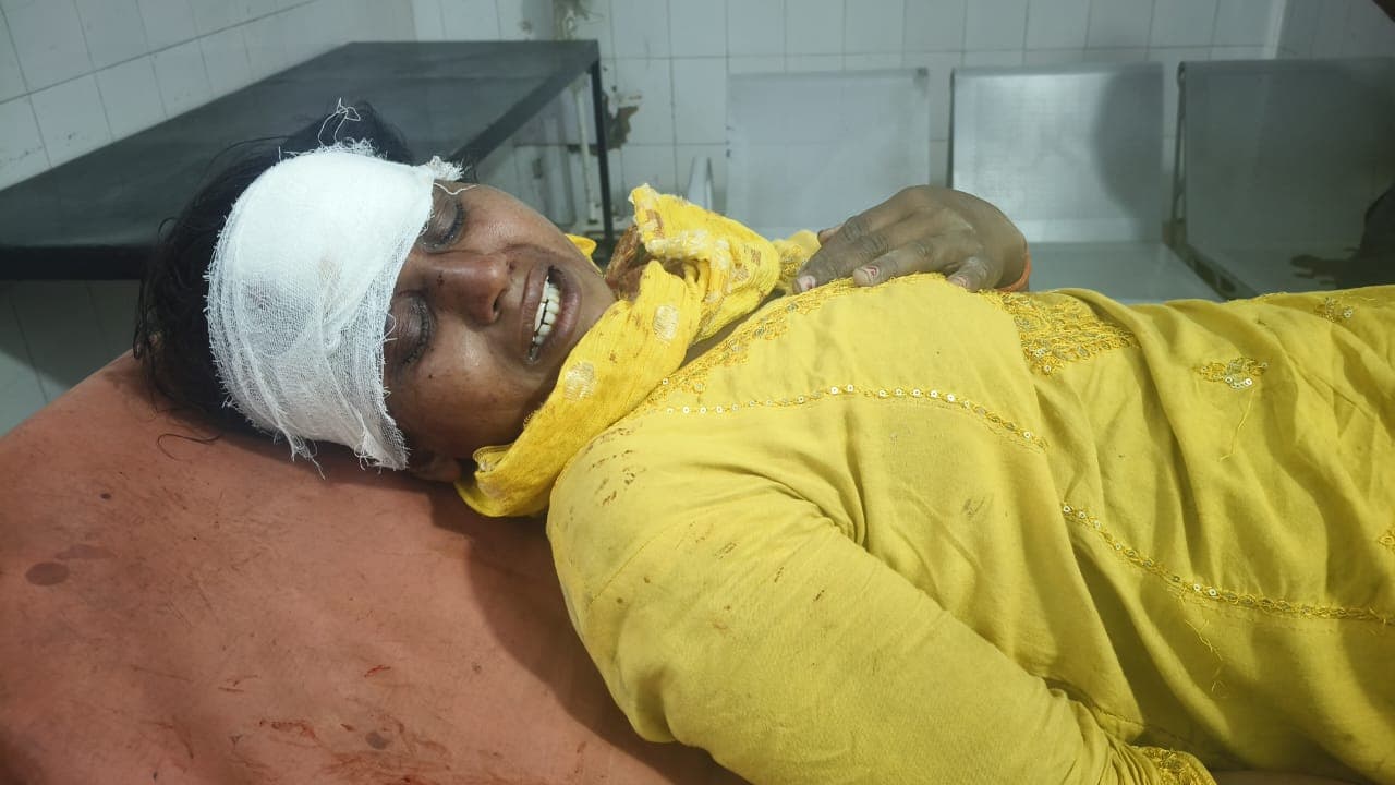 आवारा पशु को बचाने में अनियंत्रित होकर पलटी बाइक, एक ही परिवार के तीन लोग घायल