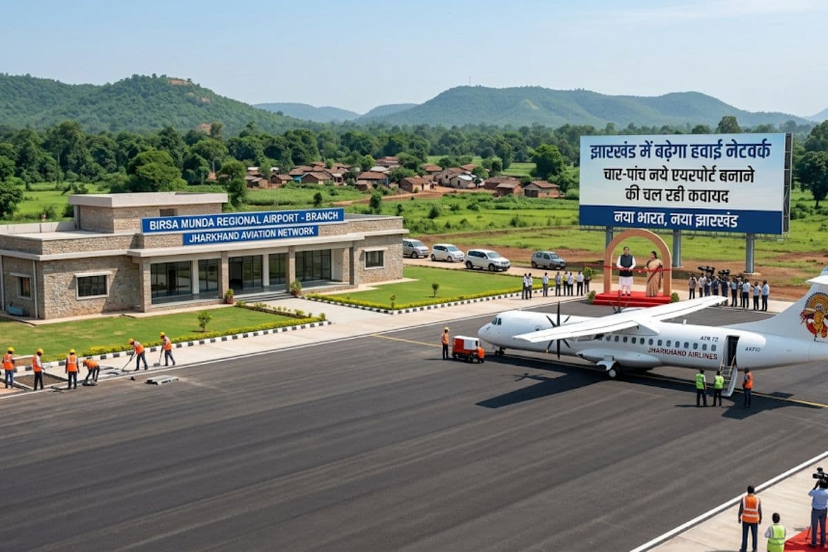 झारखंड में बढ़ेगा हवाई नेटवर्क, चार-पांच नये एयरपोर्ट बनाने की चल रही कवायद : राममोहन नायडू