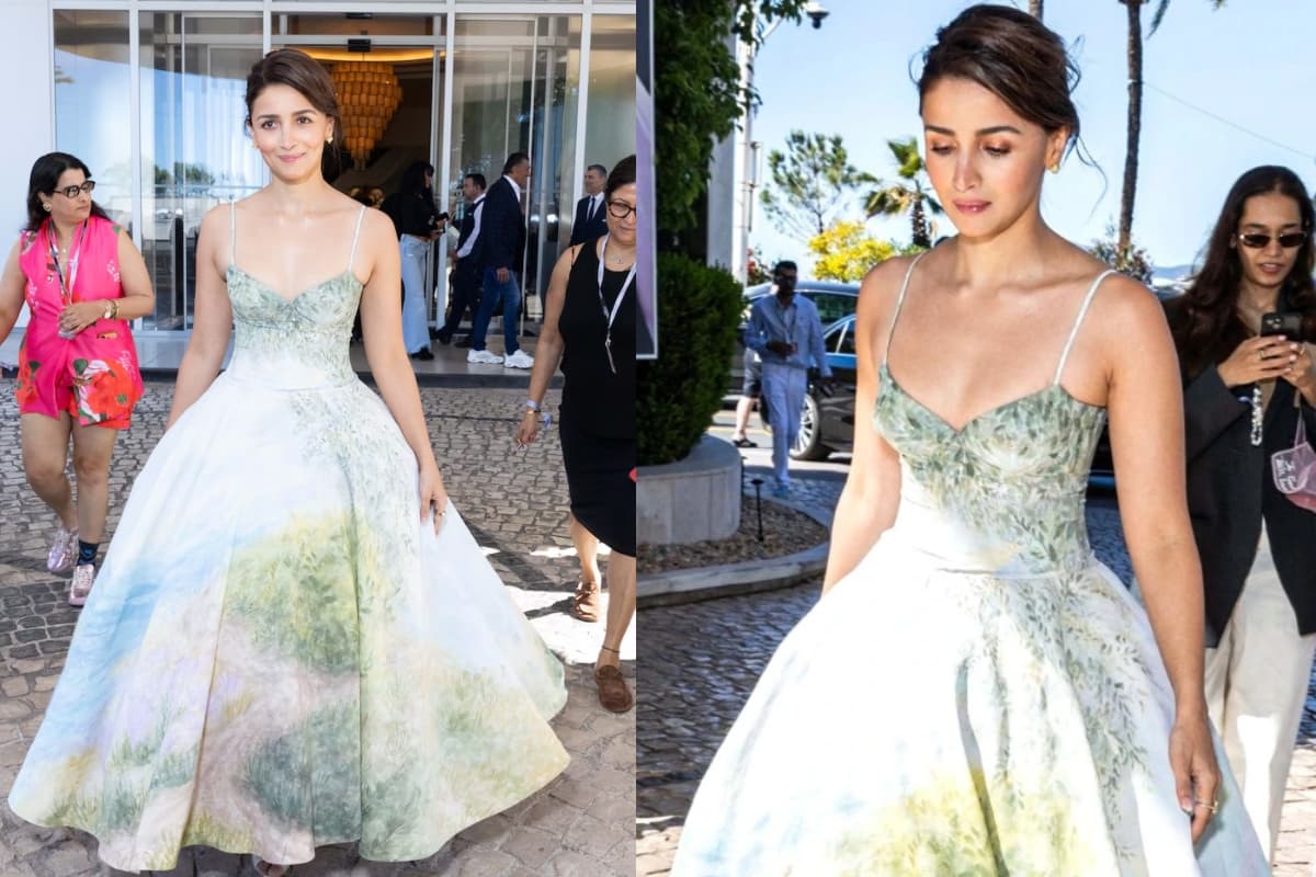 Alia Bhatt Cannes Look: रॉयल स्टाइल में आलिया भट्ट ने लूटी लाइमलाइट, प्रिंटेड बॉल गाउन में लगीं परी जैसी