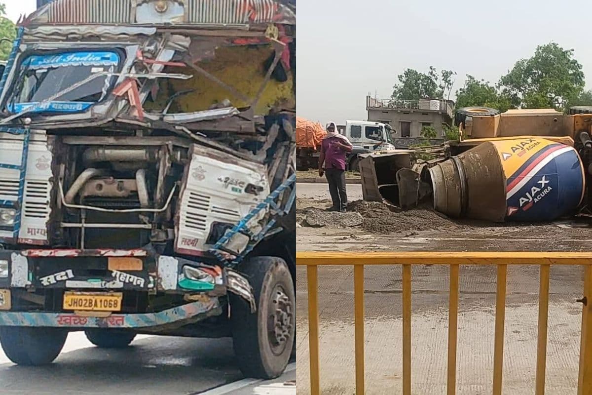 Aurangabad News: एनएच-19 पर फिर भीषण सड़क हादसा, दो चालक गंभीर