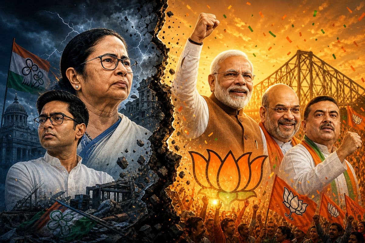 ढहा कलकत्ता का किला: BJP ने बंगाल में लगाई सेंध, 'स्ट्रीट फाइटर' दीदी को मिली ऐतिहासिक हार