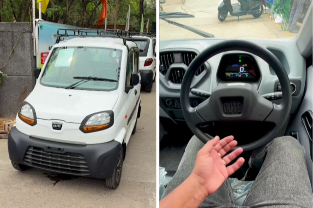 लॉन्च से पहले Bajaj Qute EV की झलक देखने को मिली, वायरल वीडियो में सामने आए कई फीचर्स