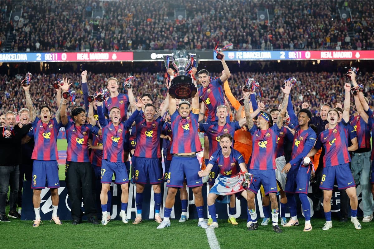 Barcelona Beat Real Madrid 2-0 To Clinch La Liga Title