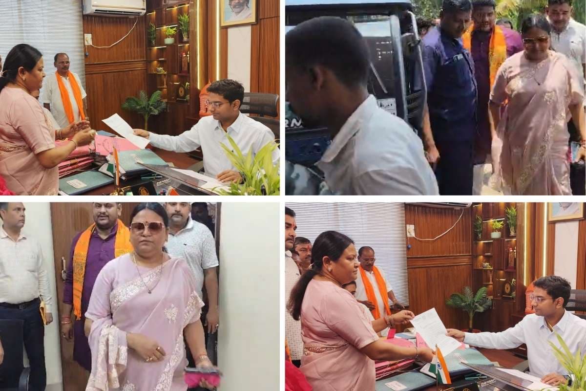 दुमका में बिजली-पानी संकट पर सीता सोरेन ने सौंपा ज्ञापन, ई-रिक्शा से पहुंचीं समाहरणालय 