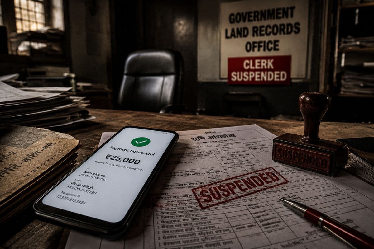 गढ़वा: 'PhonePe' से घूस लेने वाले राजस्व कर्मचारी पर गिरी गाज, वीडियो वायरल होने के बाद हुए सस्पेंड