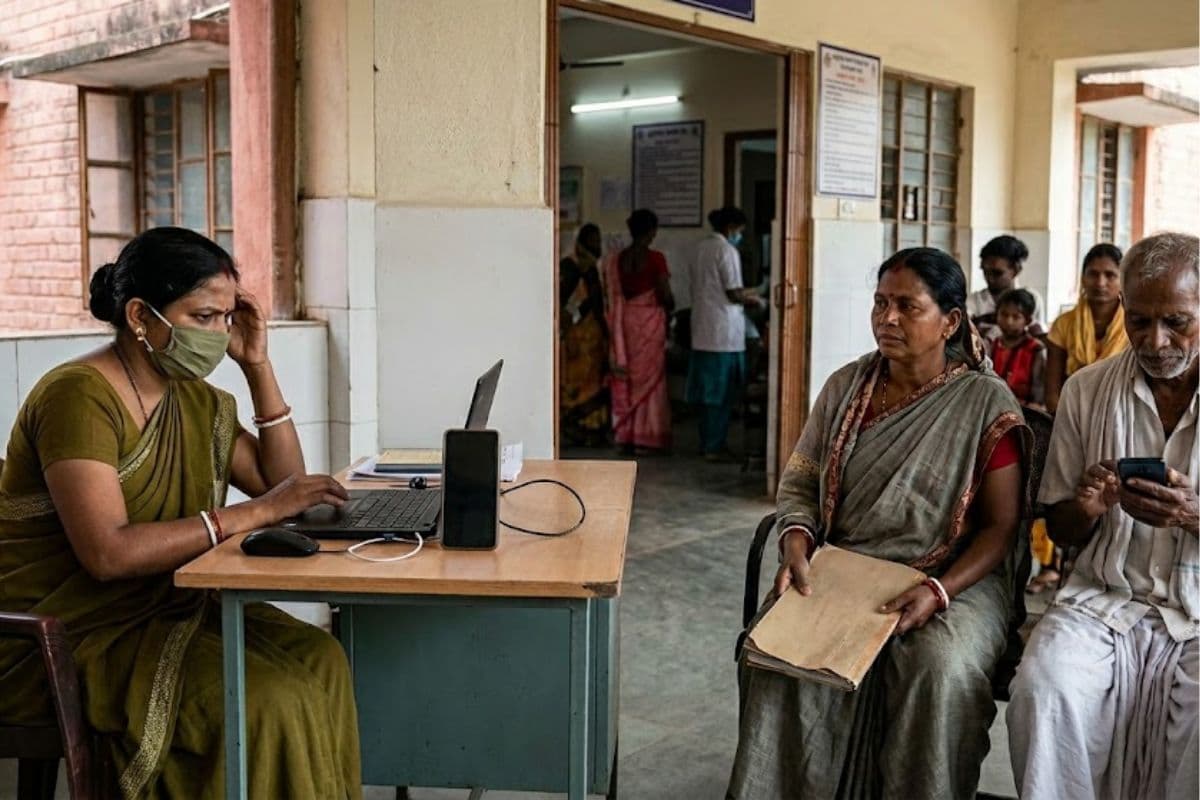 गढ़वा में खराब नेटवर्क से अटका डिजिटल हेल्थ मिशन, पेपरलेस अस्पताल योजना पर सवाल 
