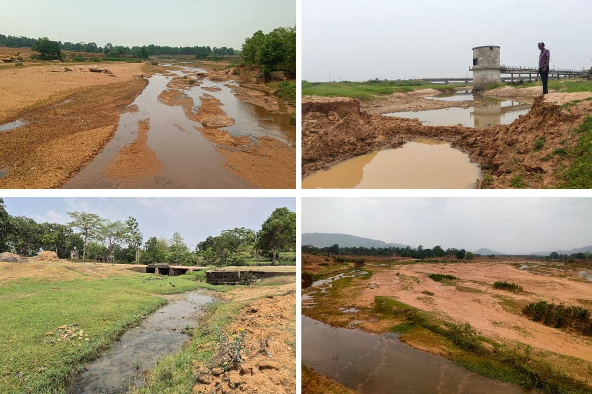 गुमला में सूख रही हैं लाइफ लाइन नदियां, शहरी क्षेत्र में भी पानी की समस्या