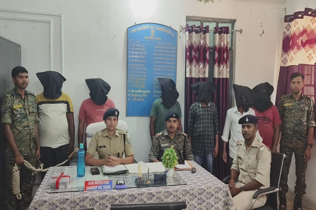 गुमला की रायडीह पुलिस को मिली कामयाबी, डकैती की करने से पहले धरा गए 6 अपराधी