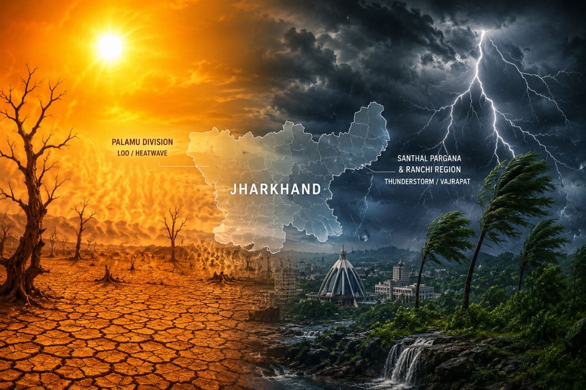 झारखंड के डालटनगंज का पारा 44 डिग्री और पलामू-गढ़वा में लू का अलर्ट, जानें अन्य इलाकों का हाल