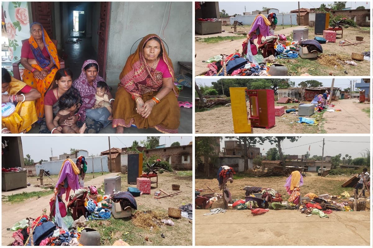 रहस्यमयी आग से दहशत में परिवार, घर छोड़ खुले आसमान के नीचे रहने को मजबूर