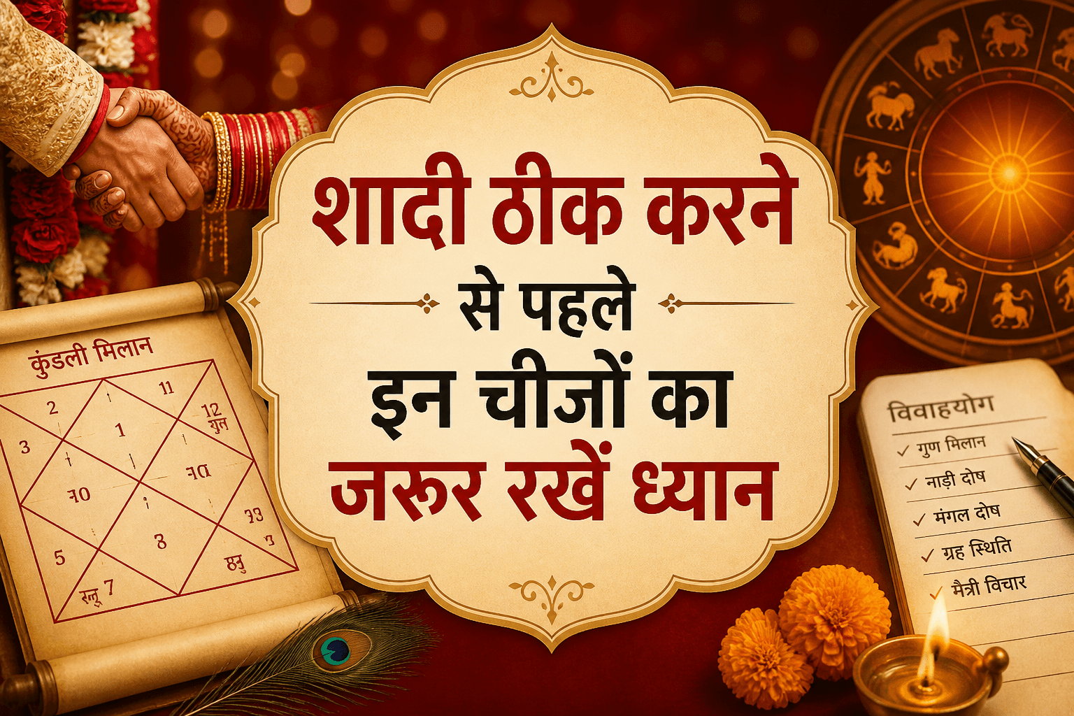 शादी से पहले नाड़ी और मांगलिक दोष क्यों है जरूरी? जानें कुंडली मिलान का सच