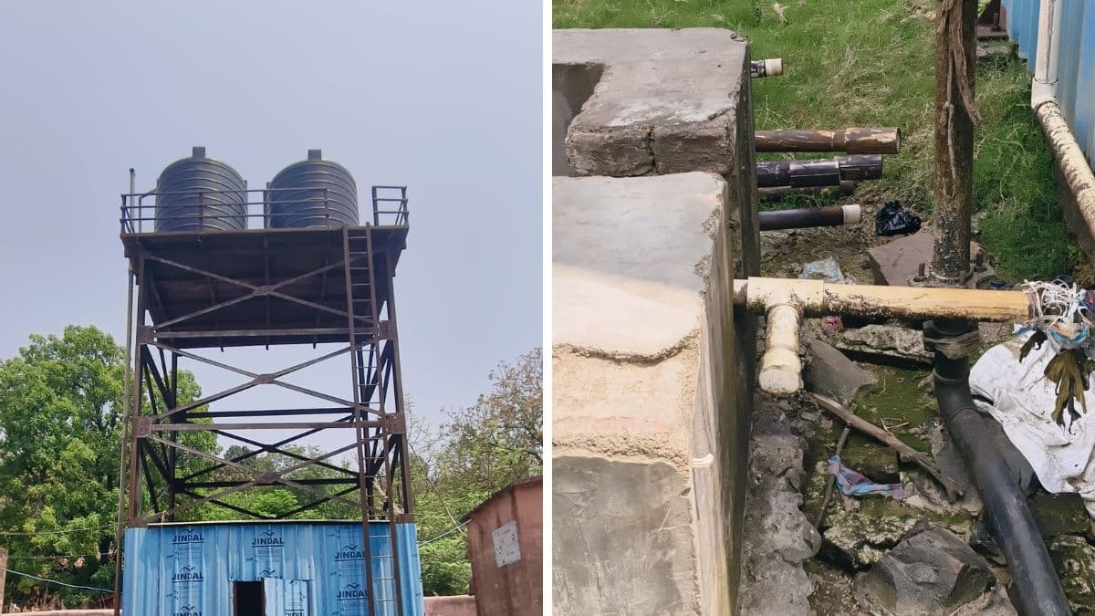लखीसराय में टंकी खड़ी, लेकिन नल सूखे! 10 दिनों से पानी के लिए भटक रहे ग्रामीण