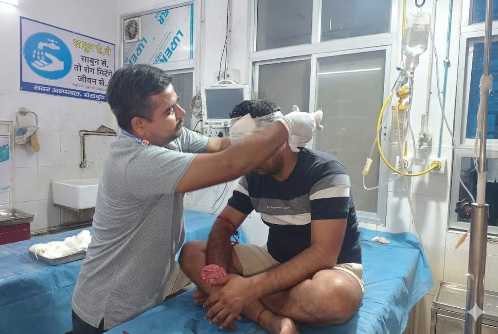 शेखपुरा में अपराधियों के हौसले बुलंद, छुट्टी पर घर आए सीआरपीएफ अधिकारी, उनके पुत्र और साले पर जानलेवा हमला