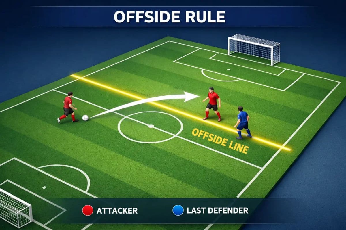 फुटबॉल में Offside Rule क्या होता है? फीफा वर्ल्ड कप 2026 से पहले समझें ये नियम