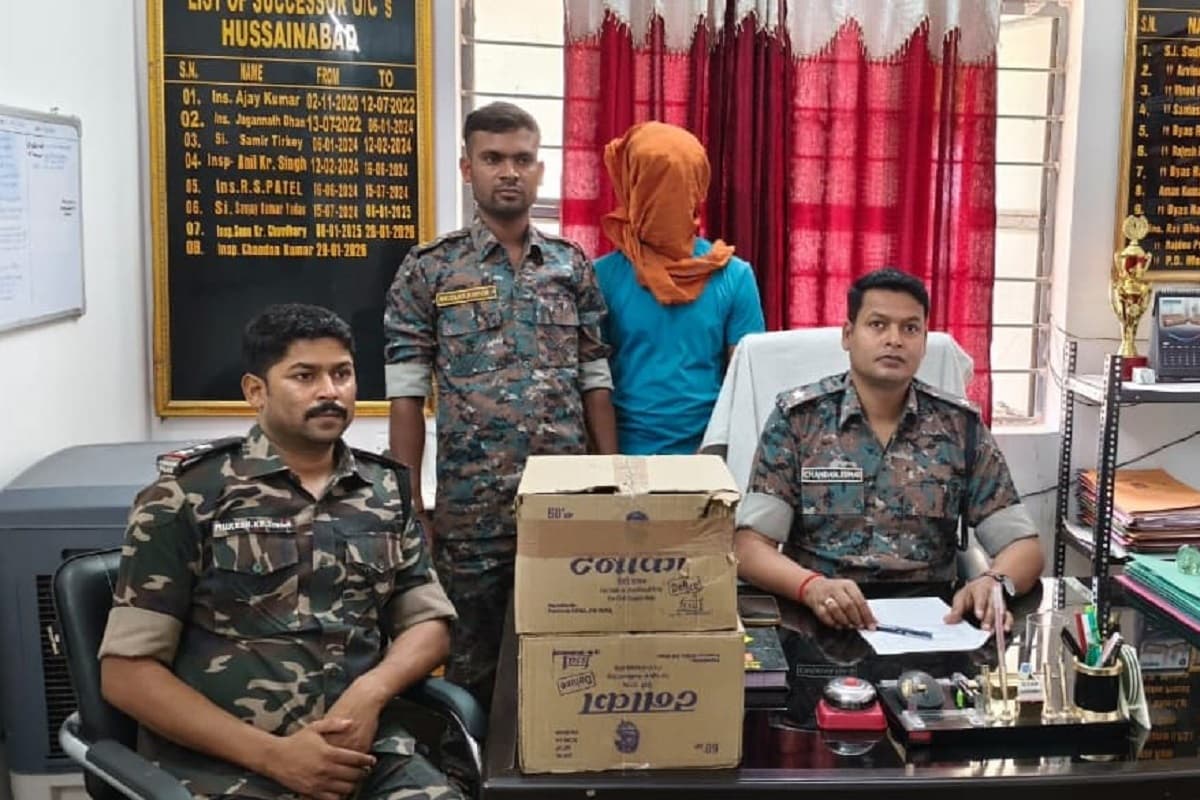 बिहार ले जाई जा रही थी शराब की खेप, पुलिस ने एसयूवी समेत तस्कर को दबोचा