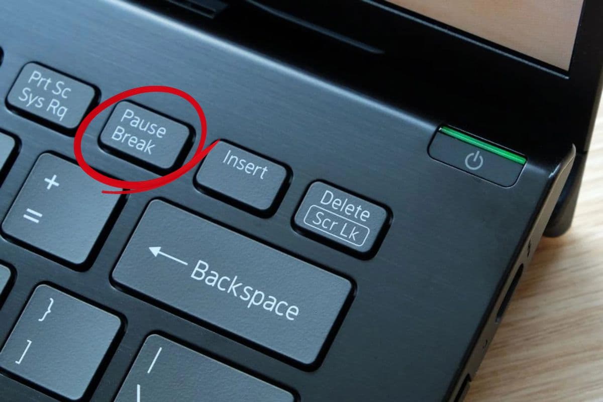 Pause Break Key
