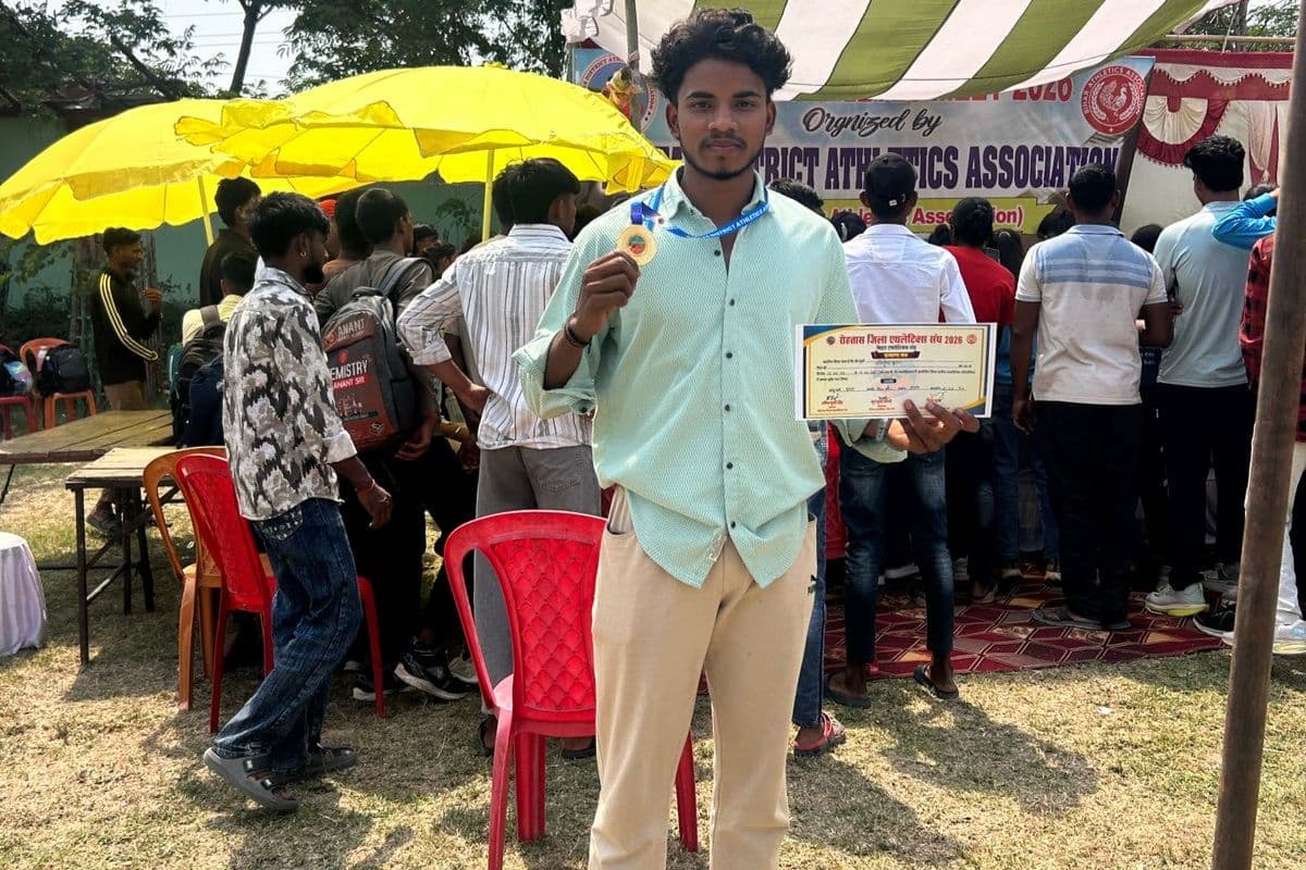 800 मीटर दौड़ में रसूलपुर के लाल का जलवा, जिला प्रतियोगिता में अखिलेश कुमार ने मारी बाजी
