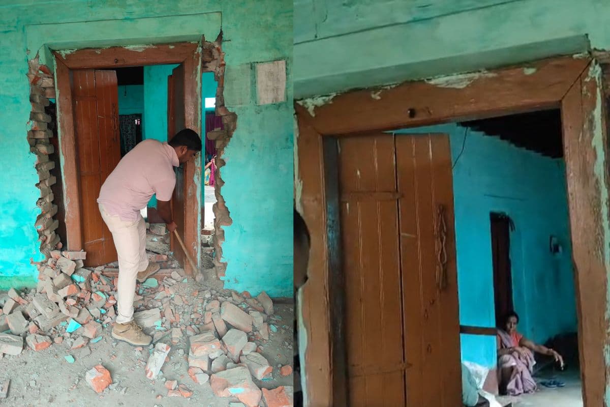 'अपराधियों पर जीरो टॉलरेंस नीति', सीवान में फरार आरोपित के घर कुर्की जब्ती, दरवाजे-खिड़की तक उखाड़ ले गई पुलिस