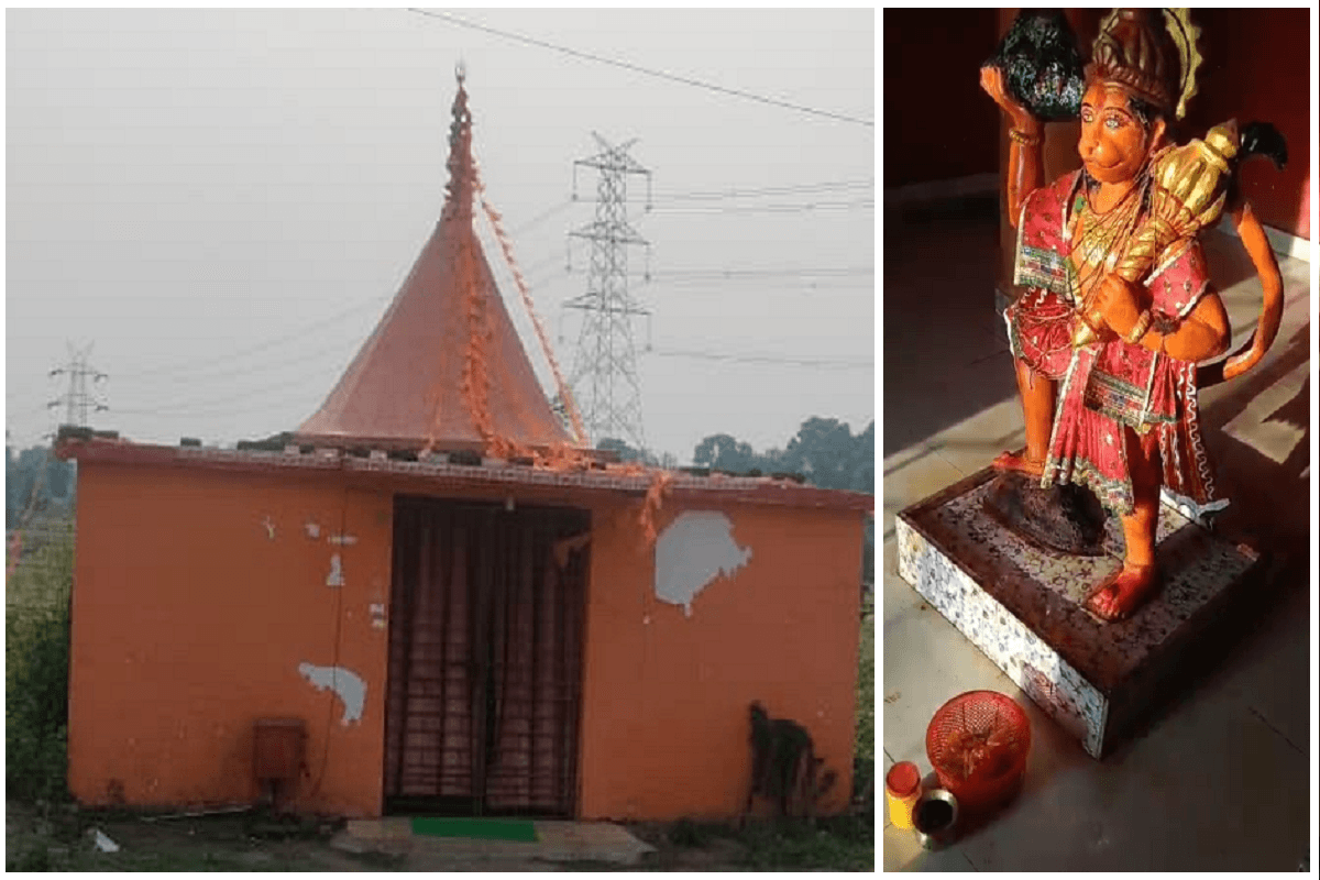 पिठोरिया हनुमान मंदिर में चोरी, तांबा-पीतल की पूजन सामग्री ले उड़े चोर