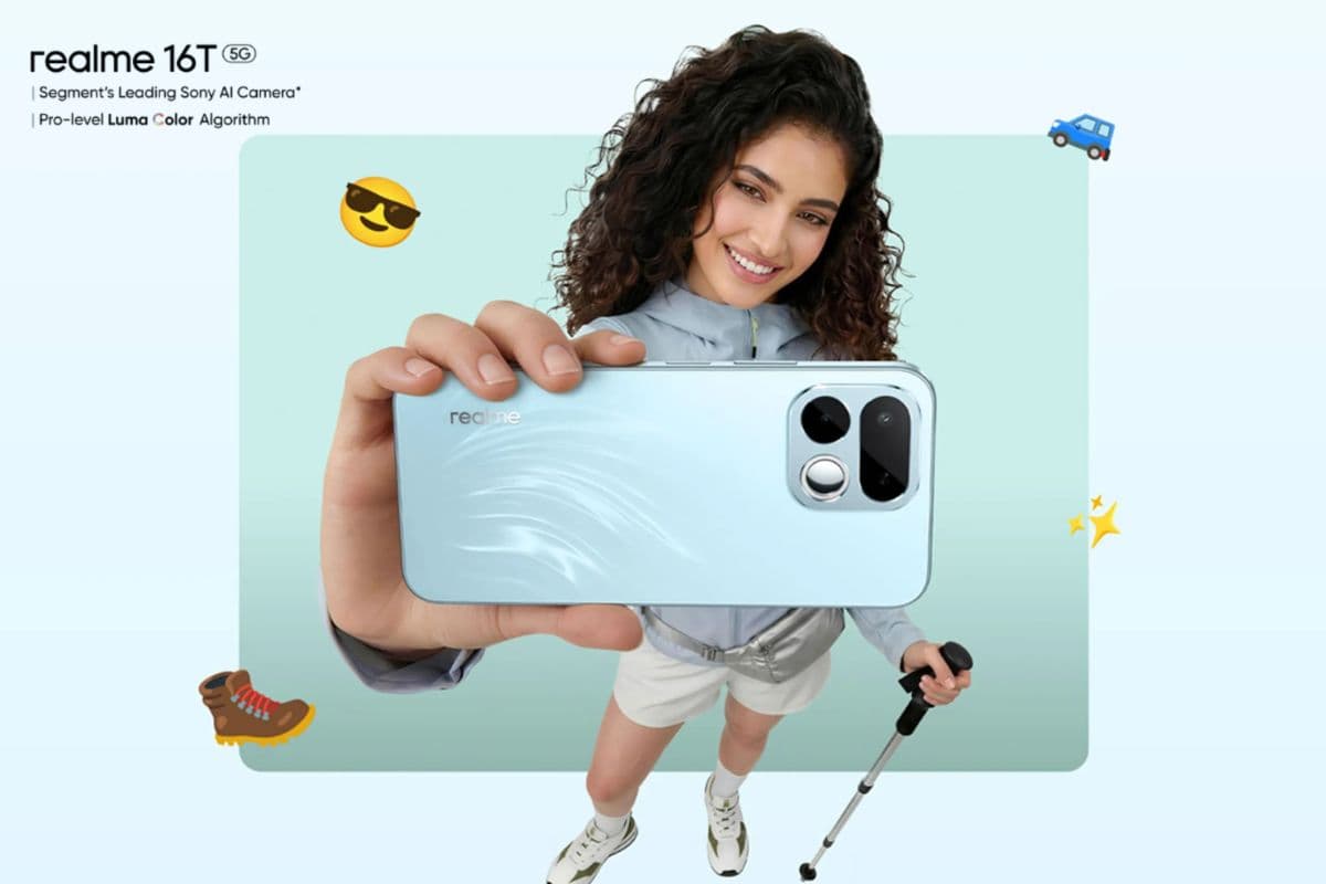 Realme 16T के फीचर्स लॉन्च से पहले रिवील, दमदार बैटरी के साथ मिलेगा स्मार्ट AI कैमरा