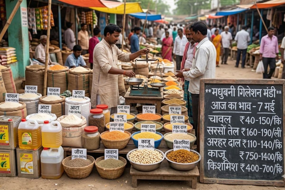 madhubani-news-madhubani-gilation-mandi-bhav-7-may-grocery-dal-oil-dry-fruits-price-today