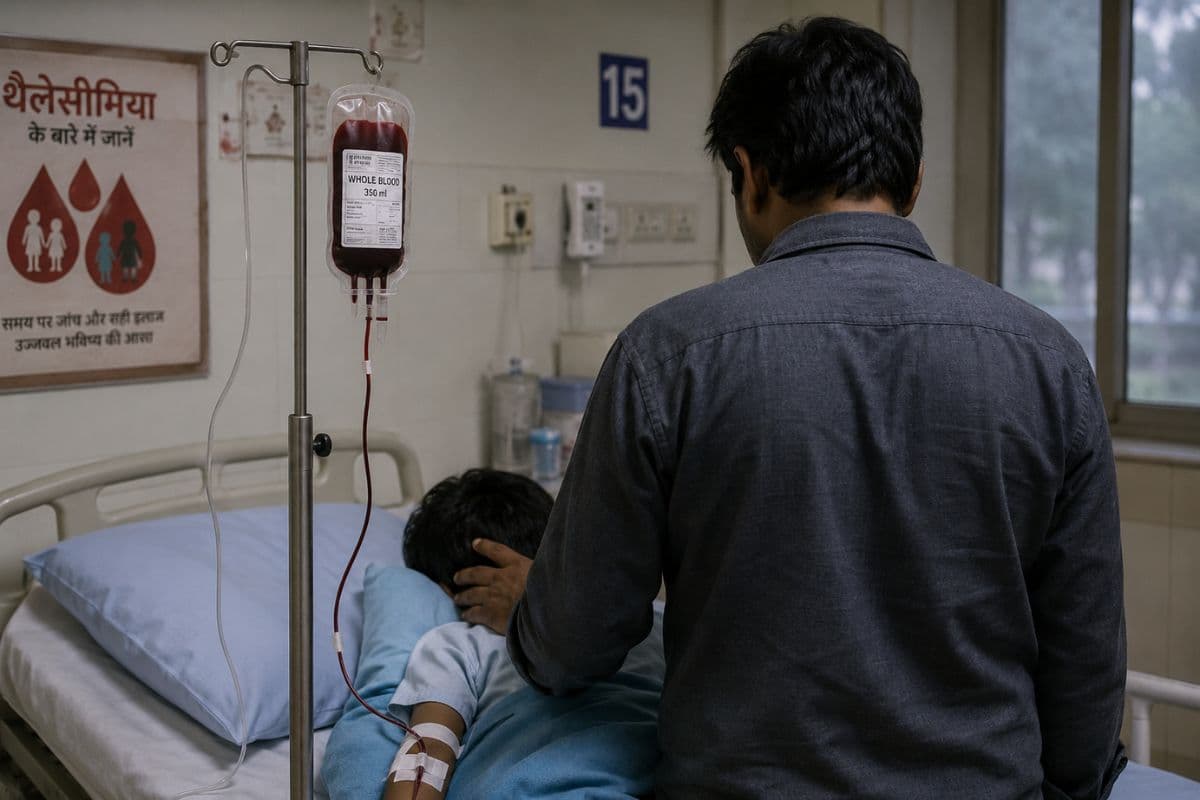 World Thalassemia Day : उस पिता के दर्द की कहानी, जिसके बच्चे की रगों में दौड़ता है 'किराये का लहू'
