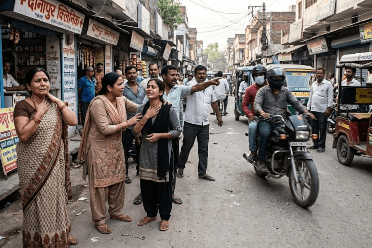 दानापुर में बेखौफ बदमाशों का आतंक, आधे घंटे में तीन महिलाओं से छीनी सोने की चेन