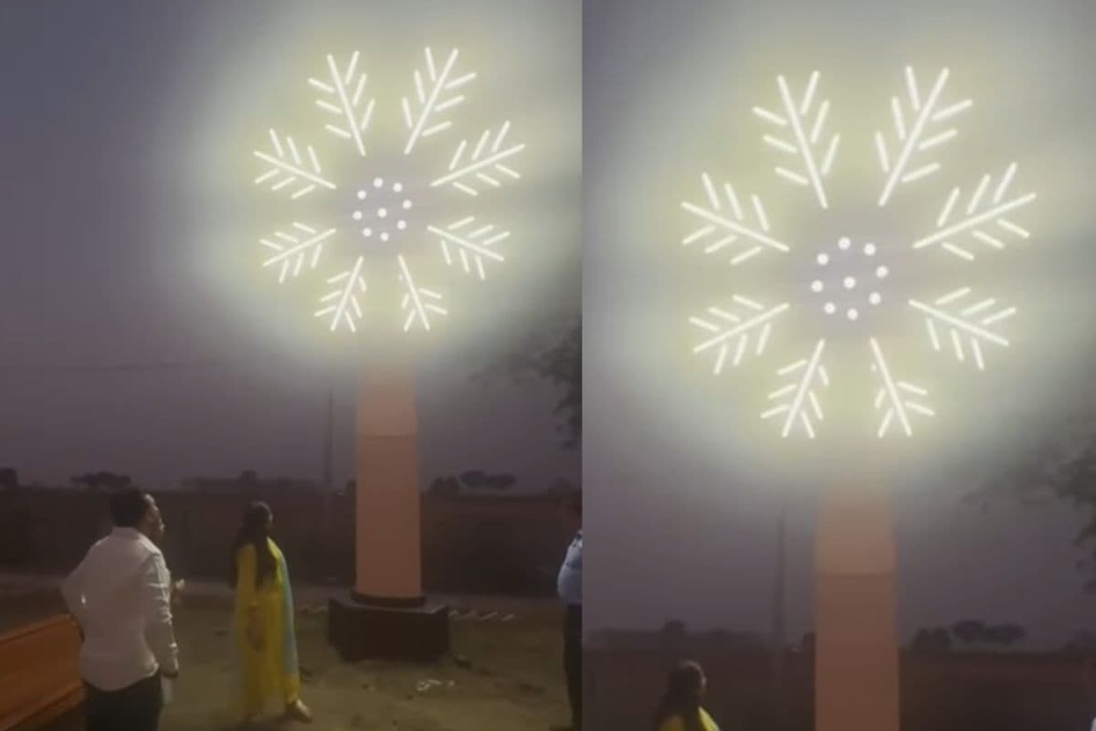 औरंगाबाद का पहला सोलर ट्री बना आकर्षण का केंद्र, कनबेहरी तालाब बनेगा नया पर्यटन हब