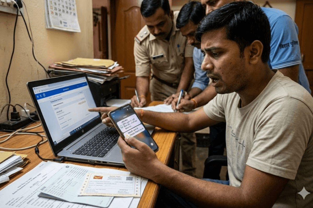 रोहतास में साइबर क्राइम, स्पीड पोस्ट ट्रैकिंग के नाम पर ₹5 भेजने को कहा, पलक झपकते ही बैंक खाता से उड़ाए ₹98 हजार