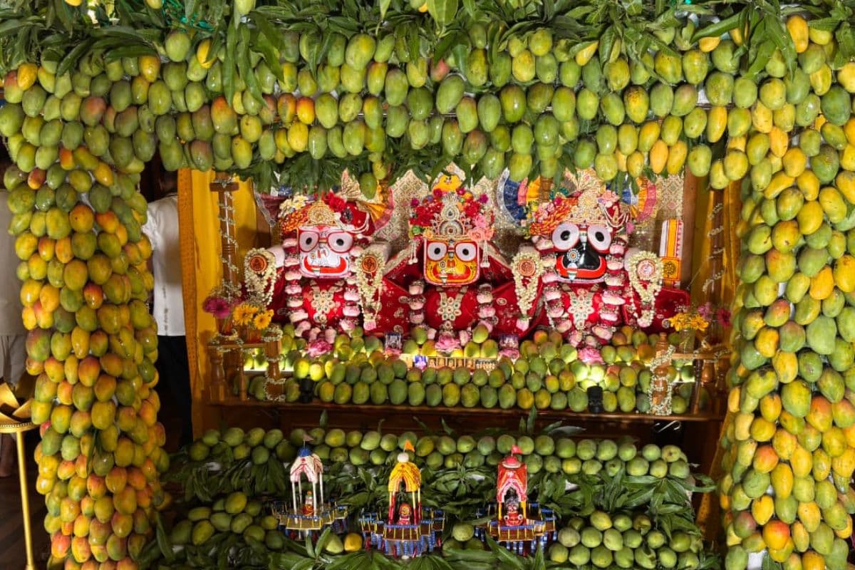 बेगूसराय में श्री राधा कुंज बिहारी मठ में भक्ति और आम रस का अद्भुत संगम, धूमधाम से मना आम महोत्सव